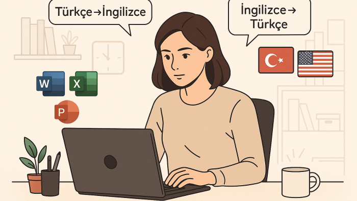 uzman olduğum b2 sınıfında çeviriler yapmaktayım