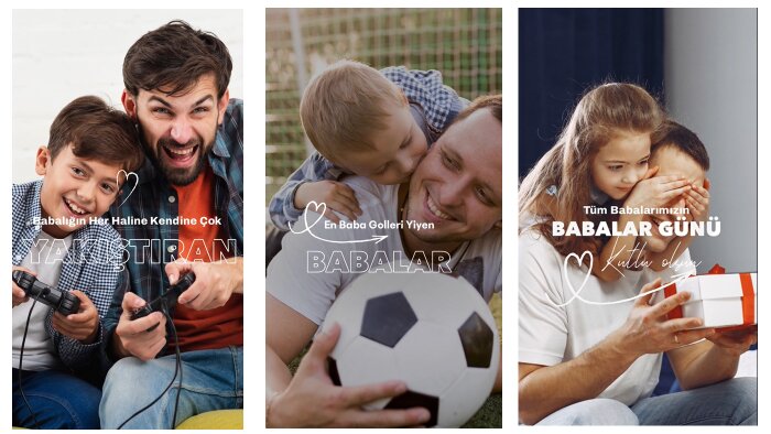 babalar günü kutlama videosu hazırlarım