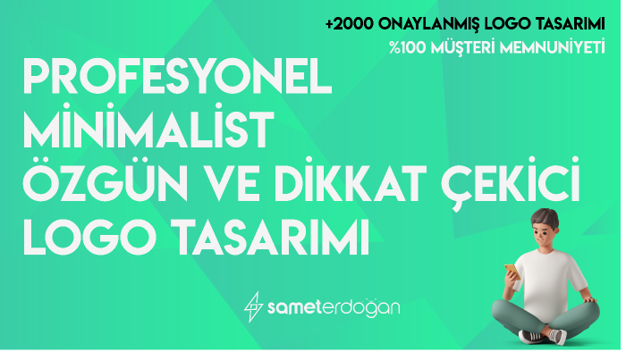 minimal, vektörel ve profesyonel logo tasarımı yaparım