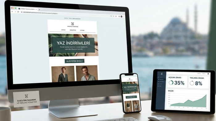 profesyonel mailing gönderimi ve e-bülten tasarımı yaparım