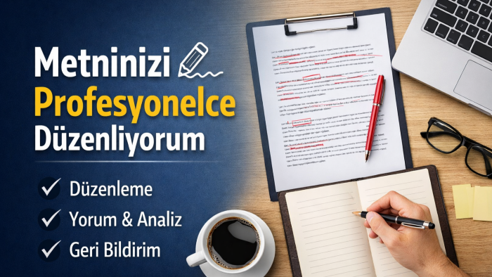 metinlerinizi inceler ve yorumlarım