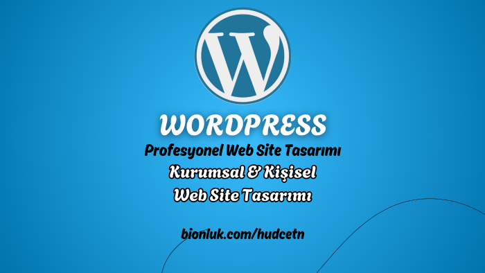 sizin için kurumsal veya kişisel web siteleri yapabilirim