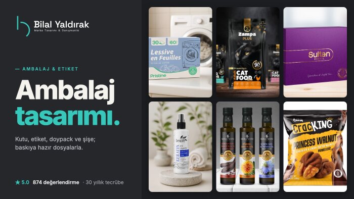 dikkat çekici ambalaj tasarımları hazırlayabilirim