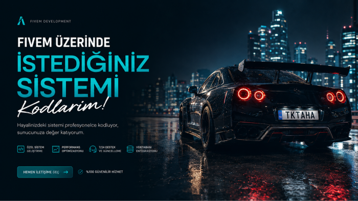 Fivem sunucunuz için optimize sistemler kodlarım