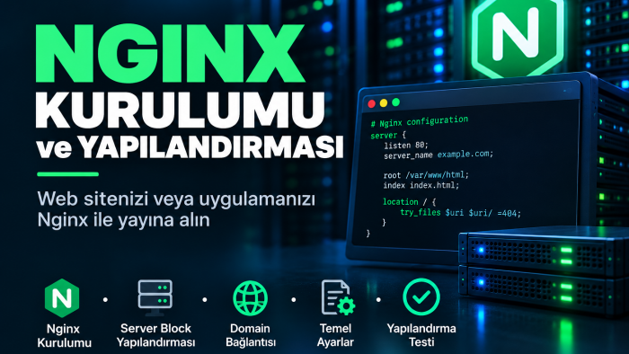 Nginx web sunucunuzu kurup yapılandırabilirim