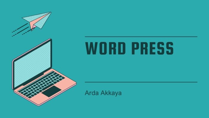 wordpress site yaparım