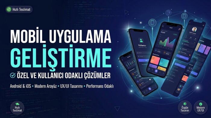 iOS ve Android için mobil uygulamanızı geliştiririm