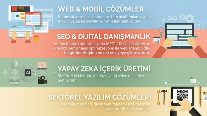 ihtiyacınıza özel kreatif web projeleri geliştiririm