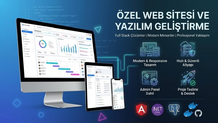 ​ihtiyacınıza özel modern web sitesi ve yazılım geliştiririm