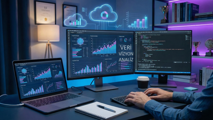 Python, R, SQL ile analiz, görselleştirme yapabilirim