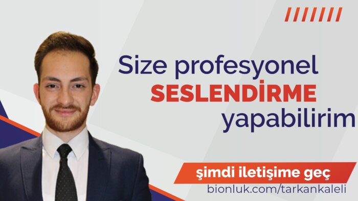 size profesyonel seslendirme yaparım