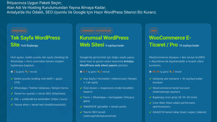 official web sitenizi oluşturuyorum