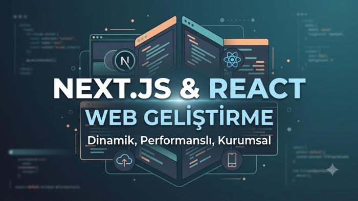 Next.js ile kurumsal web siteleri geliştirebilirim