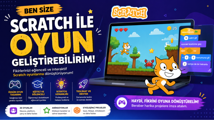 scratch projeleri hazırlayabilirim