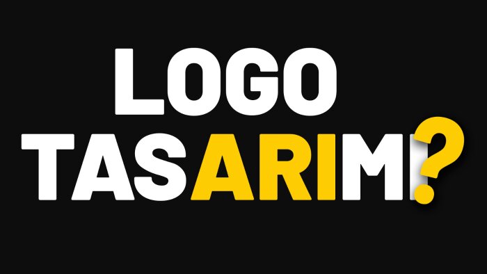 minimalist logo tasarlarım