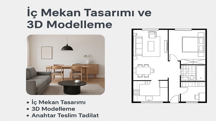 iç mekan tasarımı ve 3d modelleme yapıyorum