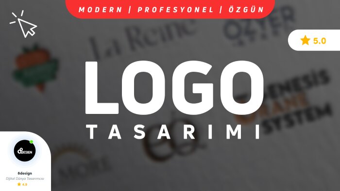 modern akılda kalıcı ve profesyonel logo yapabilirim