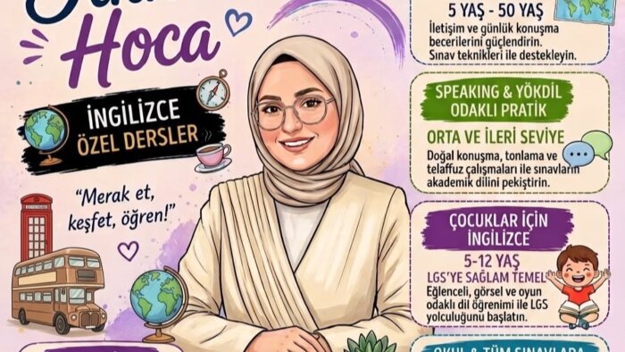  İngilizce özel ders veriyor çeviri yapıyorum