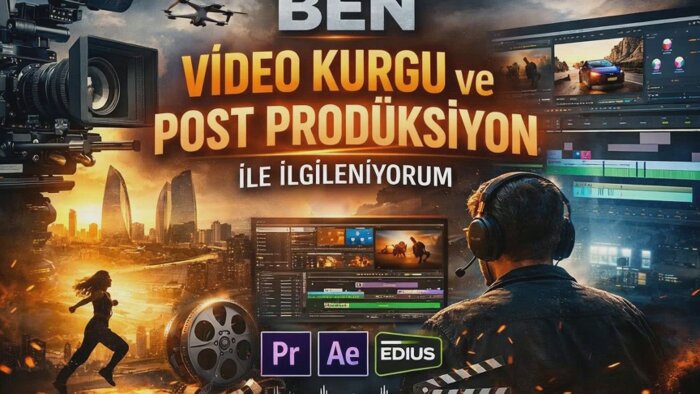 her türlü video kurgu montajınızı yaparım