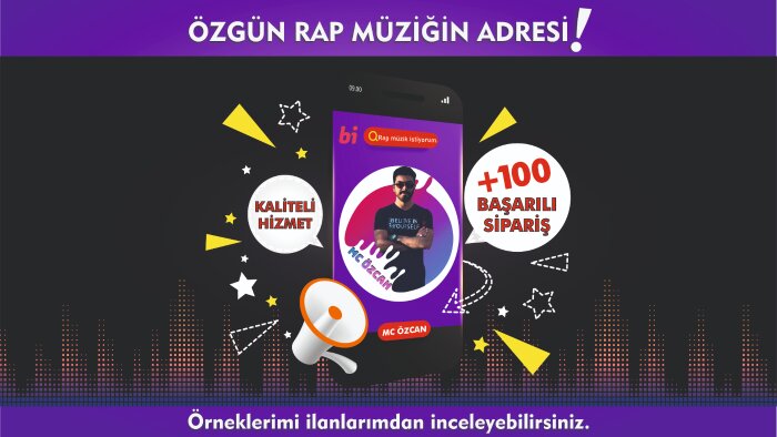 senin için rap müzik şarkı sözü yazabilirim