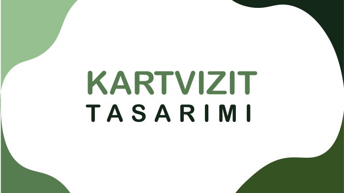 kurumsal kimlik ve kartvizit tasarımı yaparım