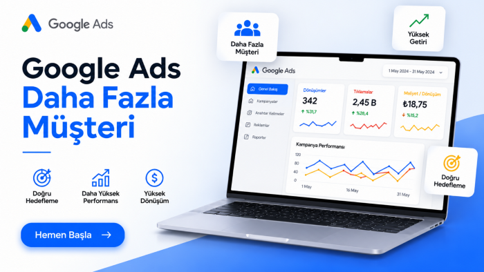 google ads reklamlarınızı profesyonel olarak yönetebilirim