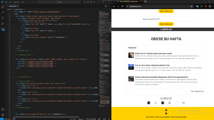 admin panelli web sitesi yaparım