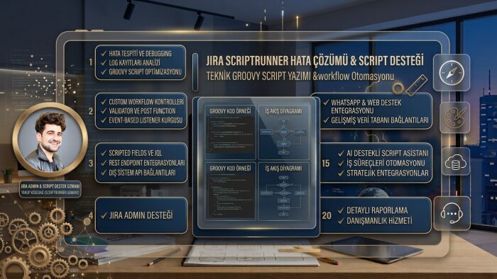Jira ScriptRunner hatalarınızı çözer ve yeni script yazarım