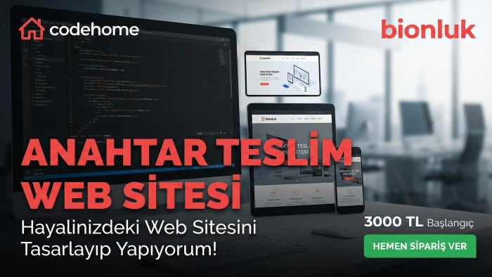 hayalinizdeki web sitesini anahtar teslim yaparım