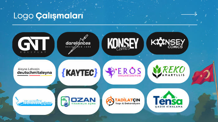 markanızı profesyonelce temsil edecek logoyu tasarlarım