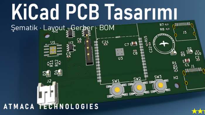 KiCad ile profesyonel PCB tasarımı yapıyorum