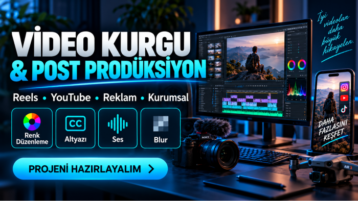 profesyonel video kurgu ve post prodüksiyon yapabilirim