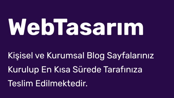 web sitesi kurabilirim