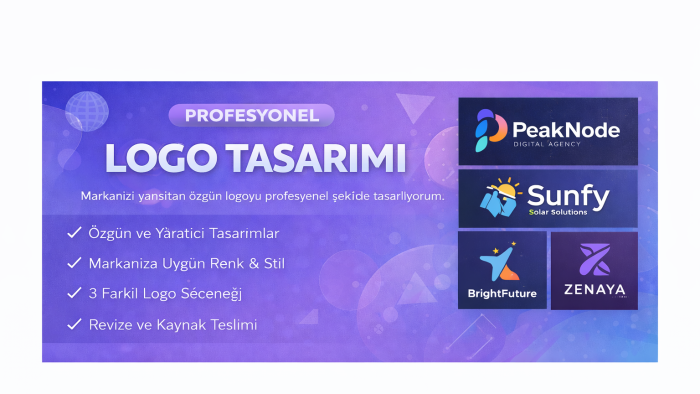 sizin için profesyonel harika bir logo yaparım