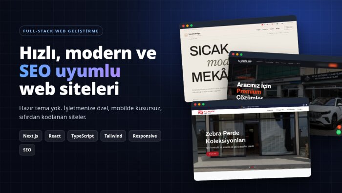 hızlı ve SEO uyumlu web sitesi kodlarım