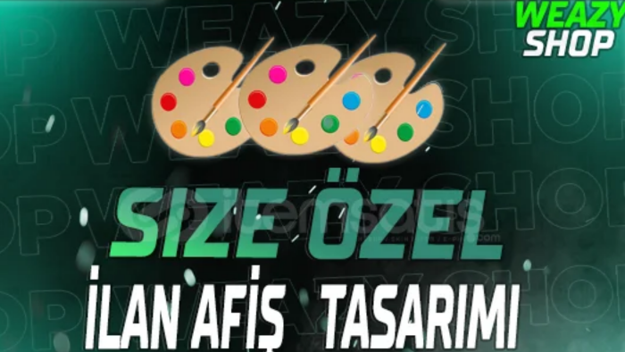 ilan afişleri yapıyorum