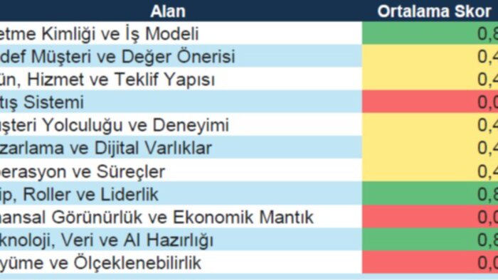 işletmeler için problem analizi  yaparım