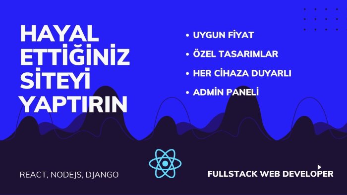 sizler için göz kamaştırıcı websitesi yaparım