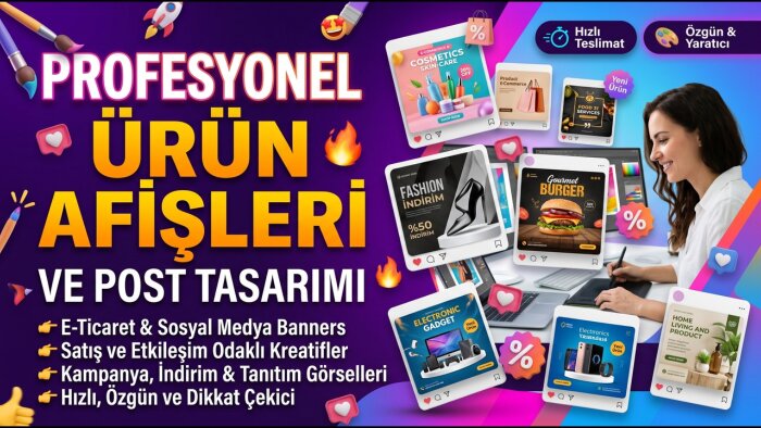afiş, banner hazırlarım