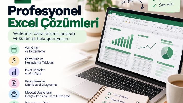 tüm excel işlerini yapabilirim