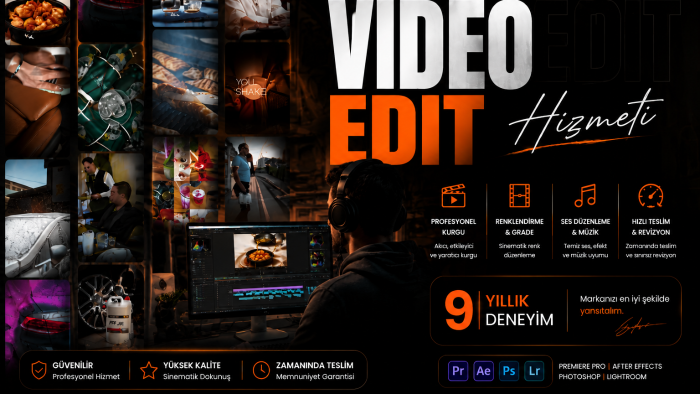 reels, reklam ve tanıtım videolarınızı kurguluyorum