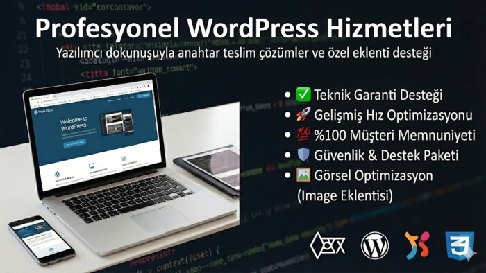 anahtar teslim, SEO uyumlu WordPress yaparım