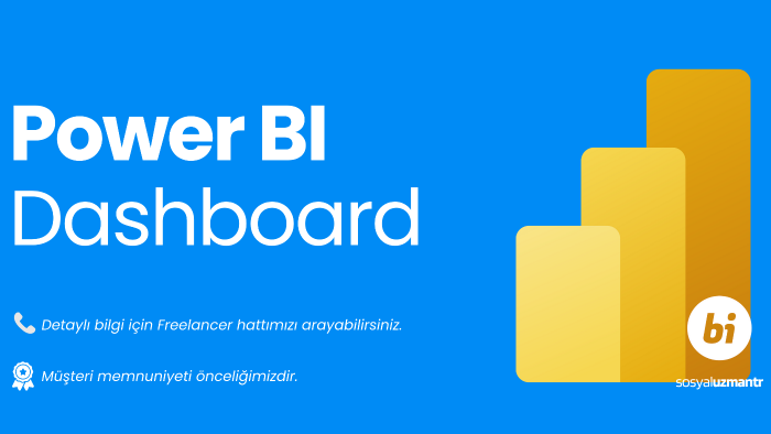 Power BI'da profesyonel rapor ve dashboard hazırlarım