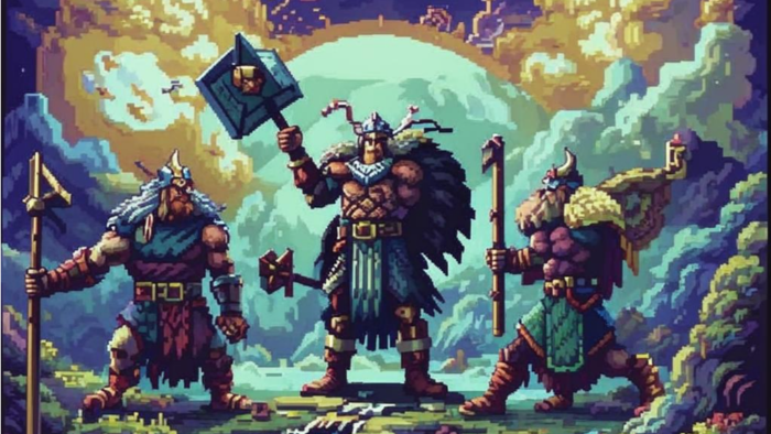 iki boyutlu oyununuz için pixel karakter tasarlarım