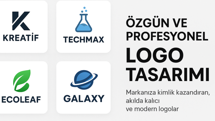 markanıza kimlik kazandıran özgün logolar tasarlarım