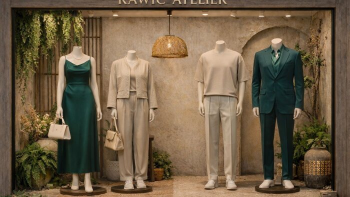 rawic atelier'de şık, net ve zamansız tasarımlar sunuyorum
