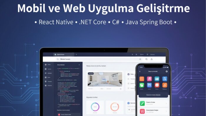  web ve mobil yazılım geliştirme yapıyorum