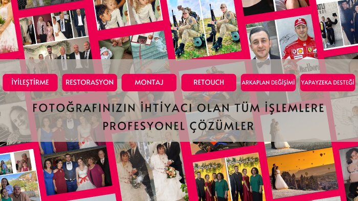 photoshop ile tüm fotoğraf düzenleme işlerinizi yaparım