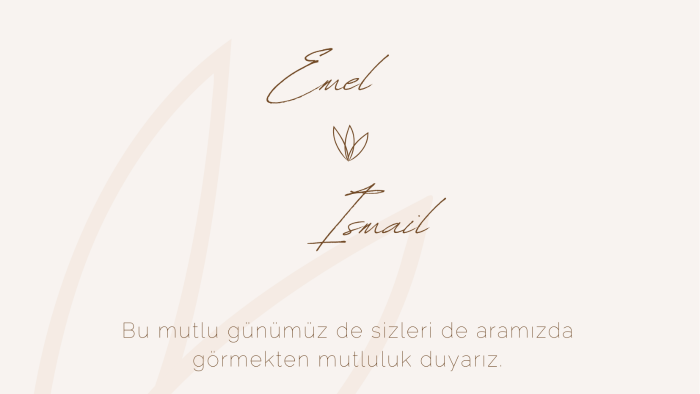 davetiye ve tebrik kartlarınızı hazırlarım