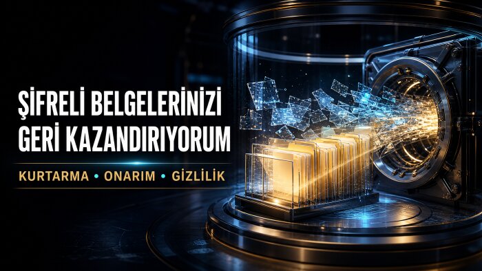 şifreli belgelerinizdeki verilerinizi geri kazandırırım